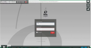 Tutorial nuova area riservata sito Note Legali