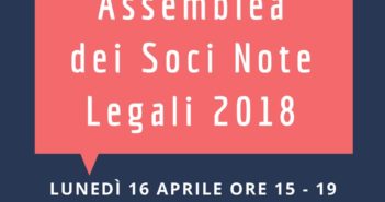 Assemblea dei Soci Note Legali il 16 aprile a Bologna