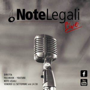 Note Legali Live: aggiornamenti sulle misure a sostegno dei musicisti @ Pagina Facebook e Canale YouTube Note Legali