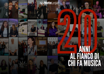 Note Legali: 20 anni al fianco di chi fa musica